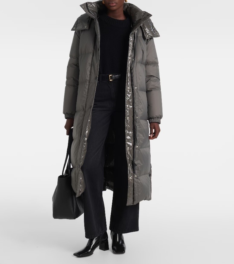 Yves Salomon Reversible Hooded Down Coat